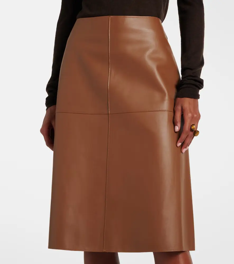 Joseph Niven leather midi skirt | Thumbnail 3 Joseph Niven leather midi skirt | Thumbnail 3