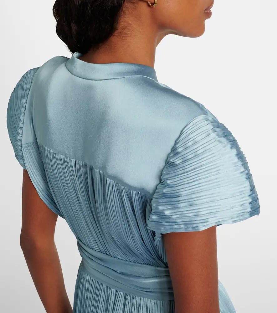 Joseph Phare plissé satin midi dress | Thumbnail 2