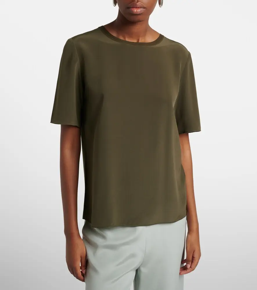 Joseph Rubin silk crêpe T-shirt | Thumbnail 4 Joseph Rubin silk crêpe T-shirt | Thumbnail 4