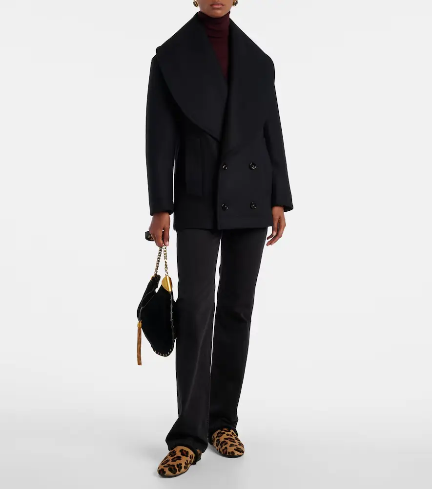 Yves Salomon Shearling-lined calf hair slip-on shoes | Thumbnail 5