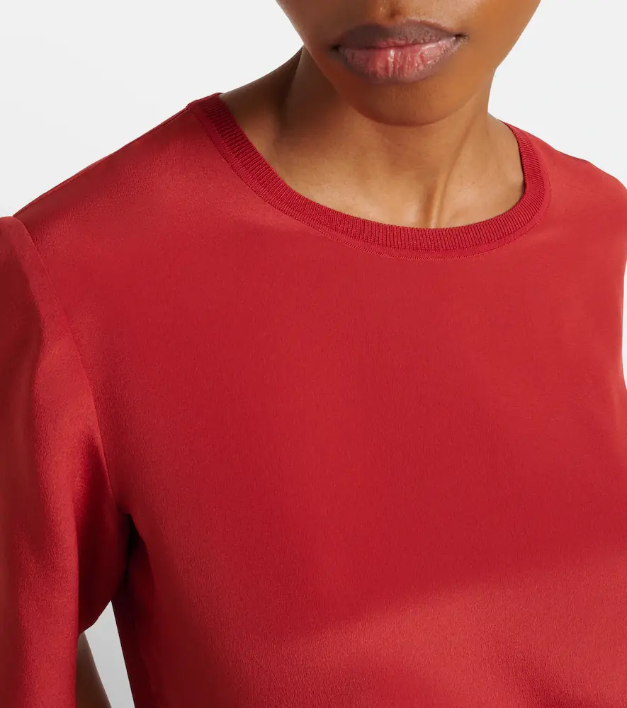 Joseph Rubin silk crêpe top | Thumbnail 3