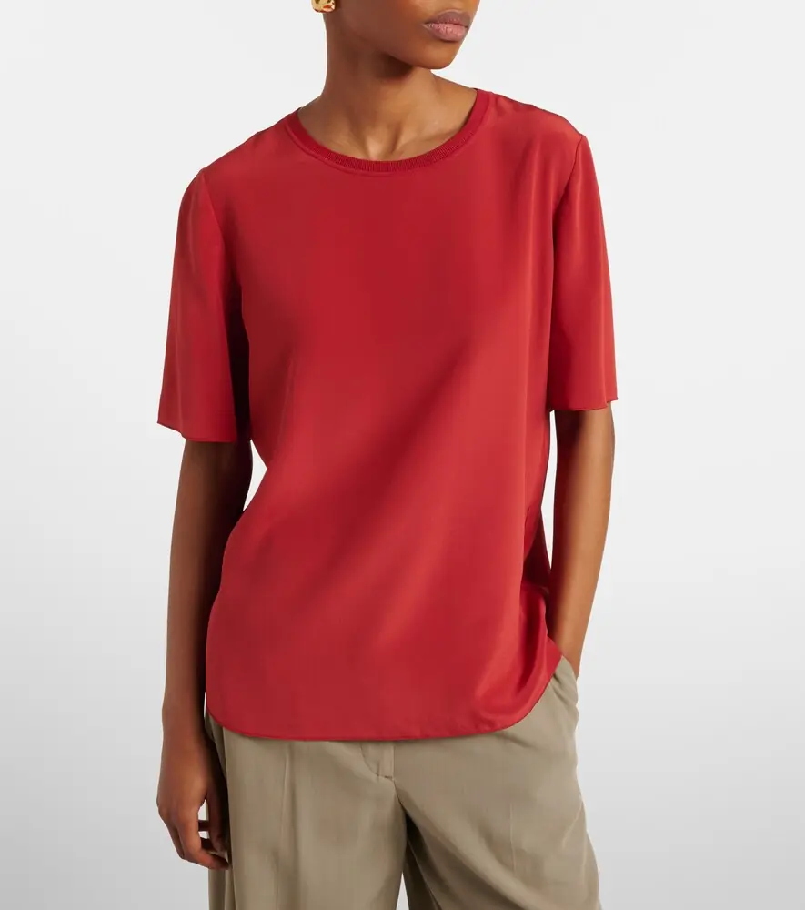 Joseph Rubin silk crêpe top | Thumbnail 5