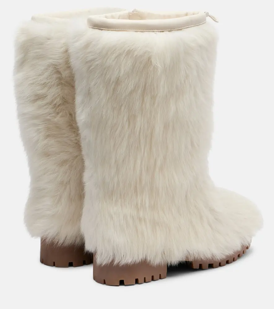 Yves Salomon Shearling mid-calf boots | Thumbnail 2 Yves Salomon Shearling mid-calf boots | Thumbnail 2