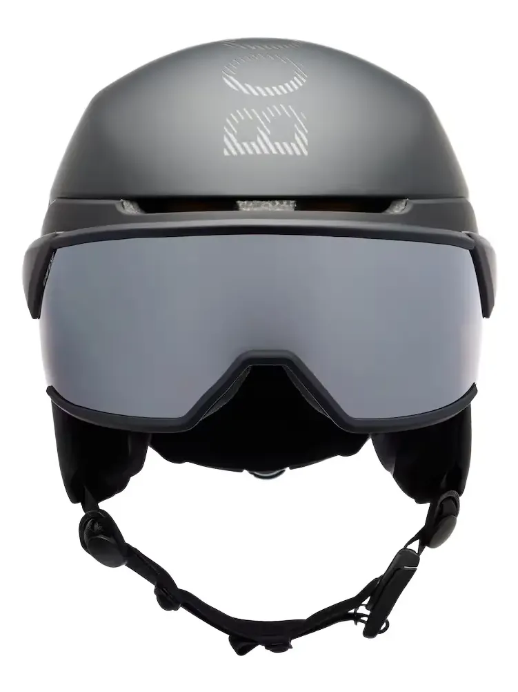 Bogner Logo leather-trimmed ski helmet