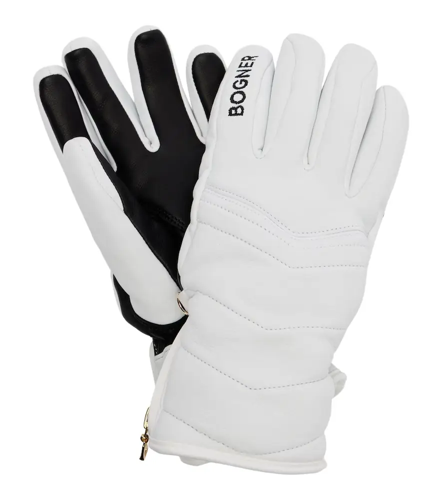Bogner Dana quilted leather ski gloves | Image 1 Bogner Dana quilted leather ski gloves | Image 1