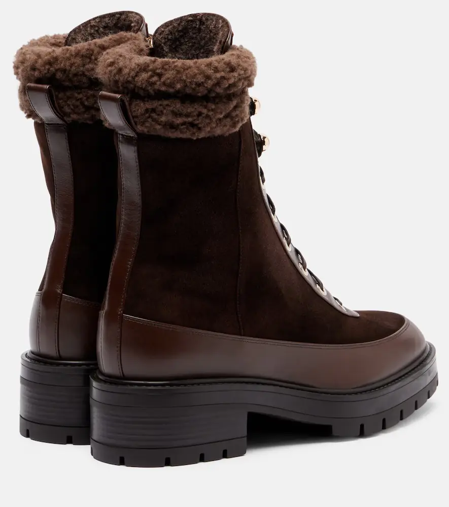 Aquazzura Very Cortina suede lace-up boots | Thumbnail 4