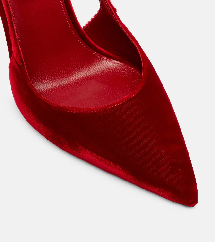 Aquazzura Dangerous Liaisons 105 velvet pumps | Thumbnail 3