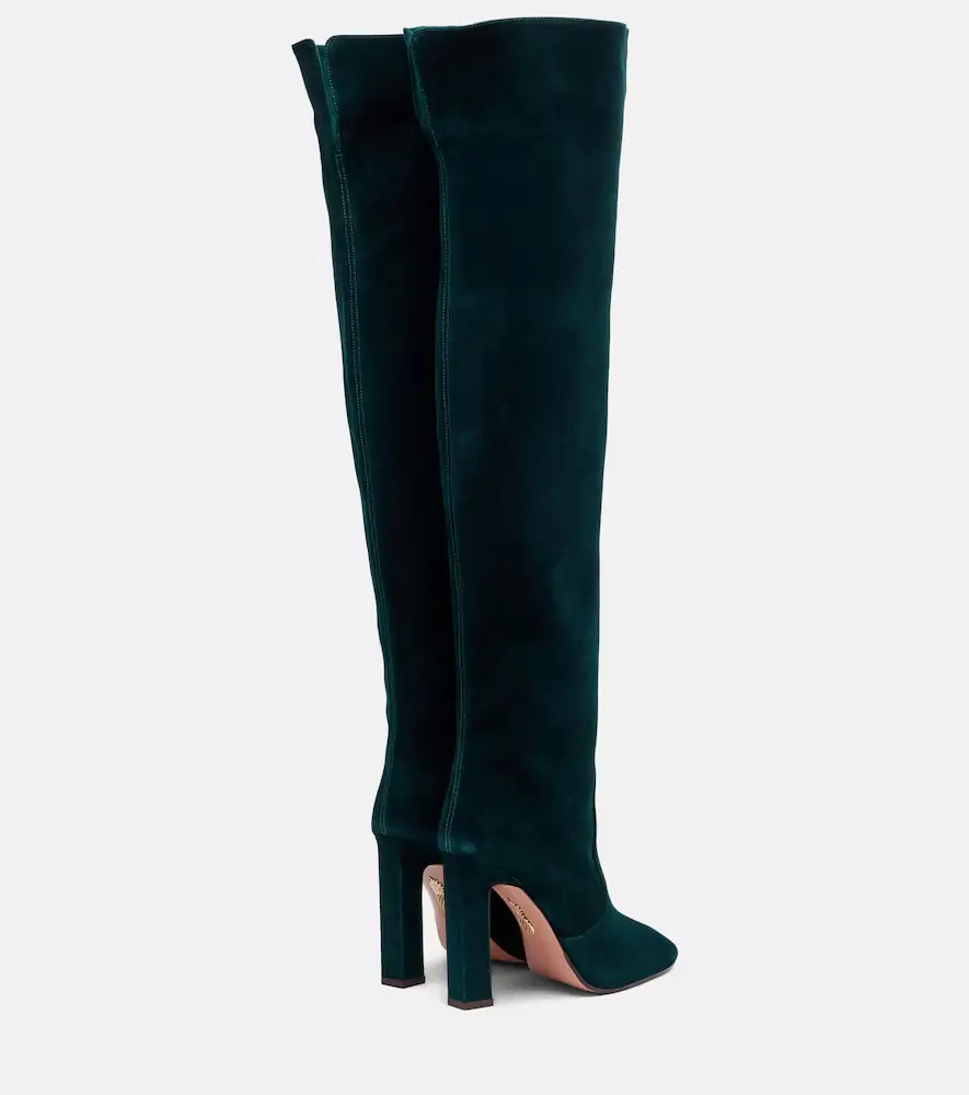 Aquazzura Joplin 105 suede knee-high boots | Thumbnail 2