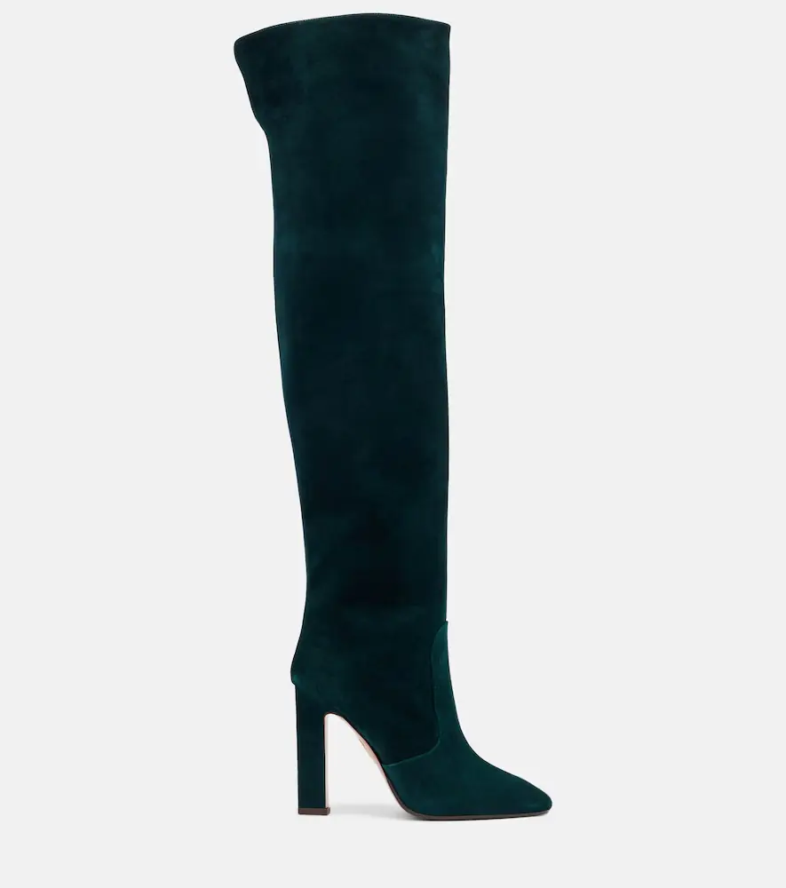 Aquazzura Joplin 105 suede knee-high boots | Thumbnail 4