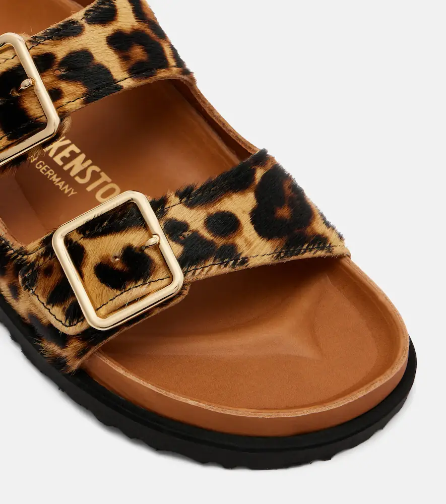 Birkenstock 1774 Arizona leopard-print calf hair slides | Thumbnail 3 Birkenstock 1774 Arizona leopard-print calf hair slides | Thumbnail 3