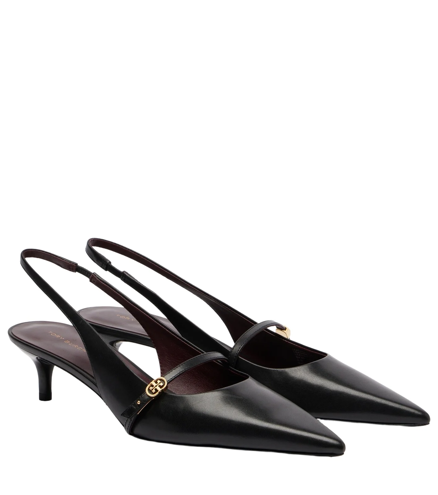 Double-T leather Mary Jane pumps Double-T leather Mary Jane pumps