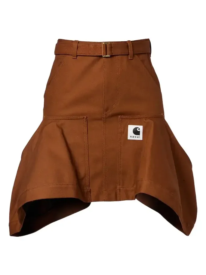 x Carhartt cotton canvas miniskirt x Carhartt cotton canvas miniskirt