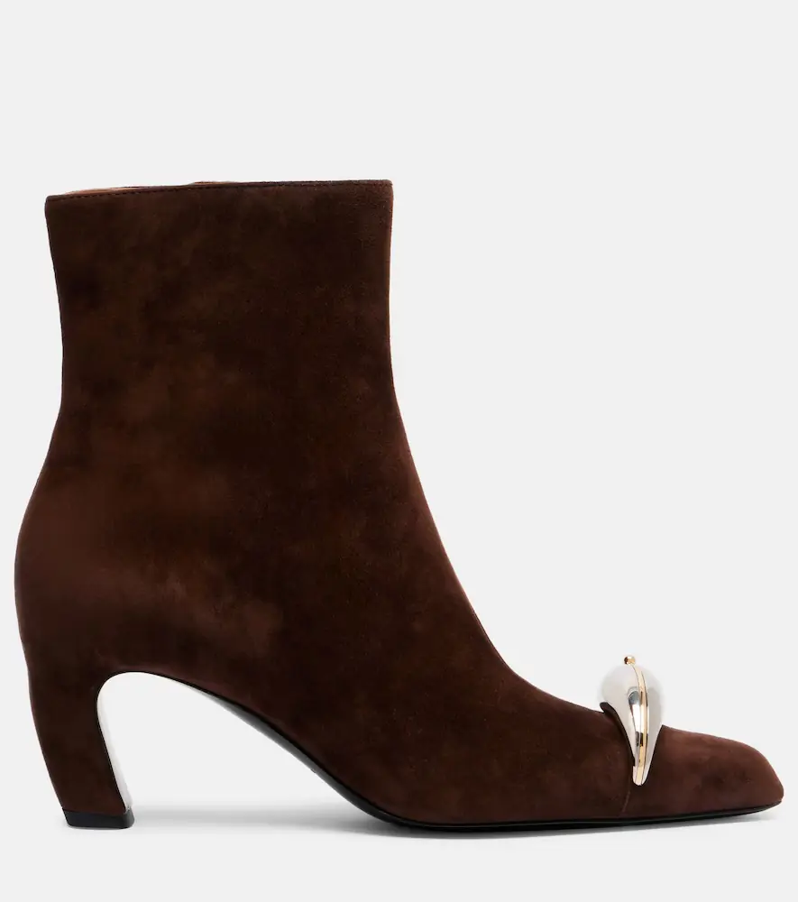 Tory Burch Pierced XL 65 suede ankle boots | Thumbnail 3 Tory Burch Pierced XL 65 suede ankle boots | Thumbnail 3