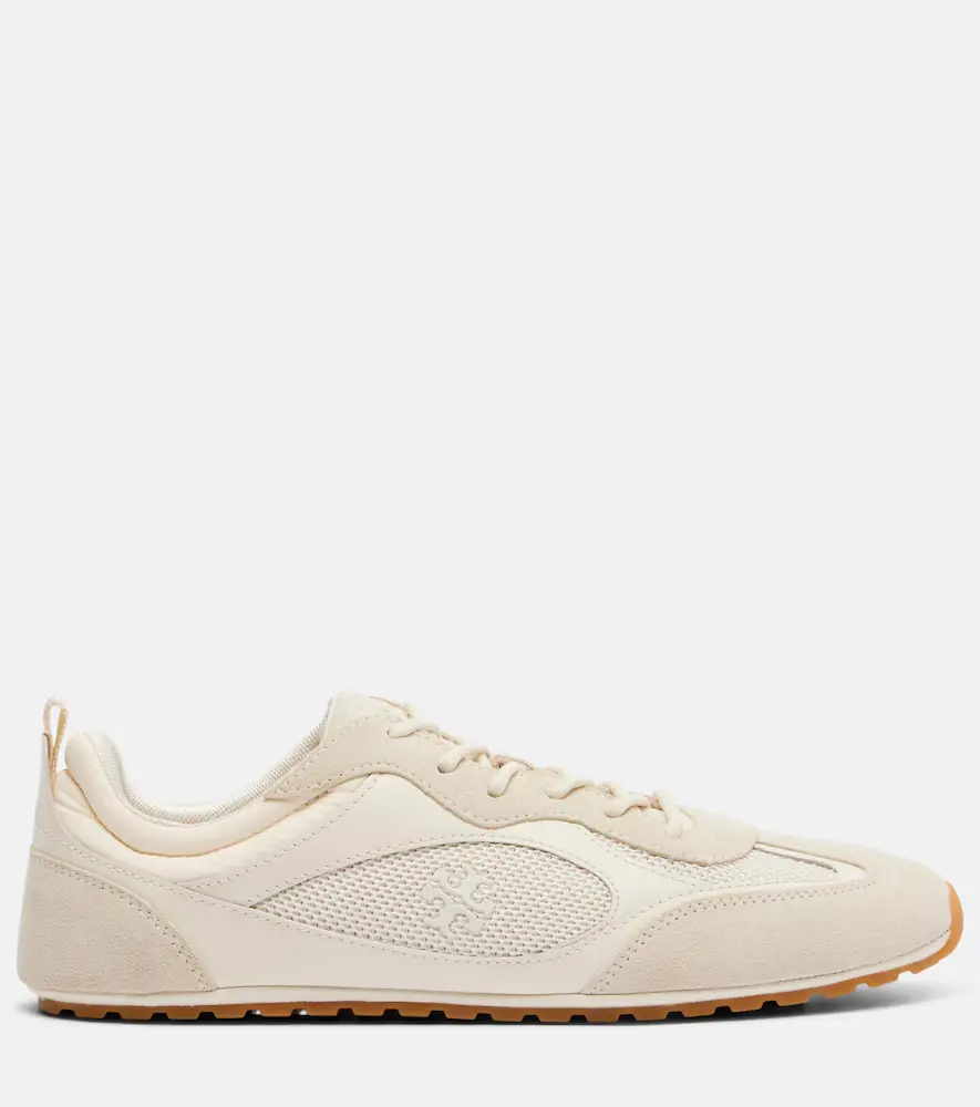 Tory Burch Field suede and leather-trimmed sneakers | Thumbnail 3 Tory Burch Field suede and leather-trimmed sneakers | Thumbnail 3