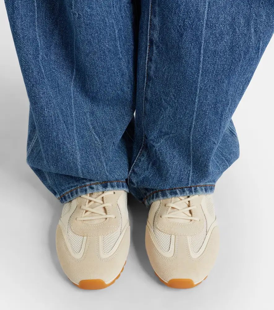 Tory Burch Field suede and leather-trimmed sneakers | Thumbnail 6 Tory Burch Field suede and leather-trimmed sneakers | Thumbnail 6