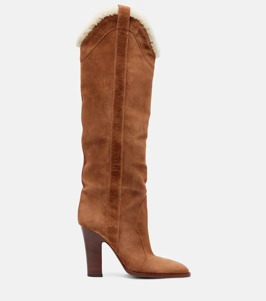 Paris Texas Lavinia 100 suede over-the-knee boots | Thumbnail 3 Paris Texas Lavinia 100 suede over-the-knee boots | Thumbnail 3