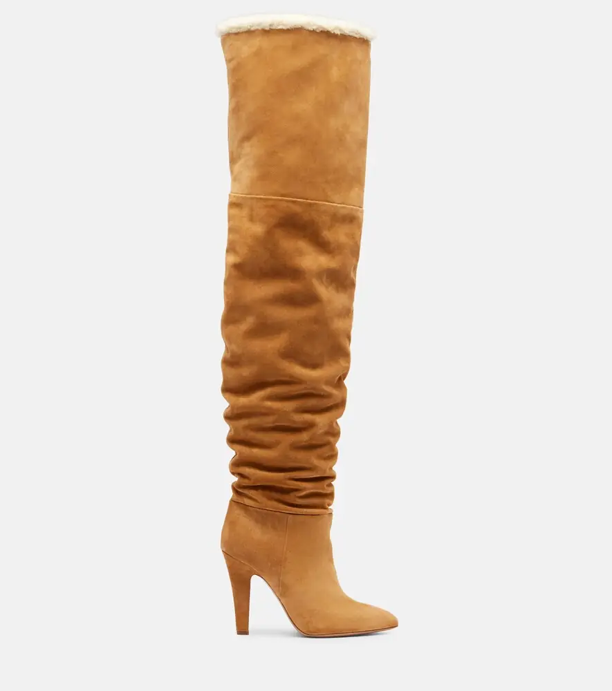 Paris Texas Elsa 100 suede over-the-knee boots | Thumbnail 2 Paris Texas Elsa 100 suede over-the-knee boots | Thumbnail 2