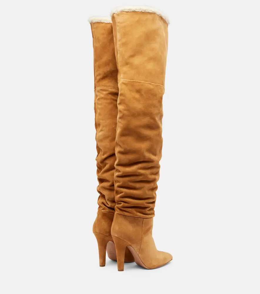 Paris Texas Elsa 100 suede over-the-knee boots | Thumbnail 4 Paris Texas Elsa 100 suede over-the-knee boots | Thumbnail 4
