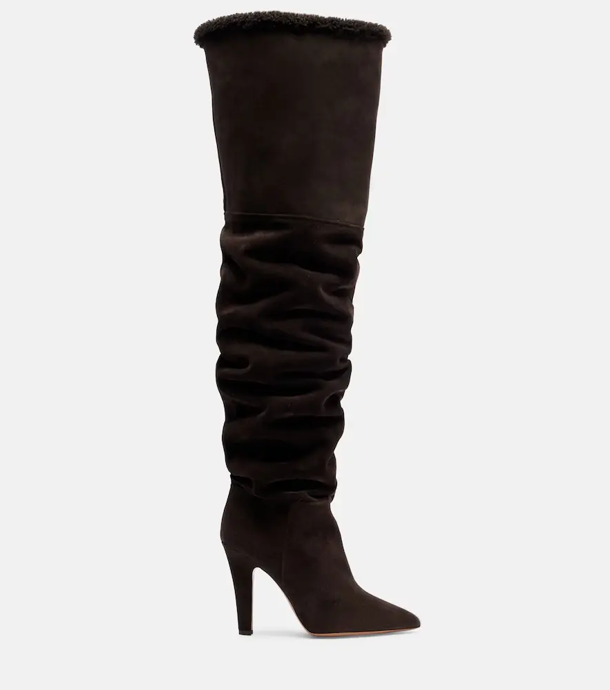 Paris Texas Elsa 100 suede over-the-knee boots | Thumbnail 2