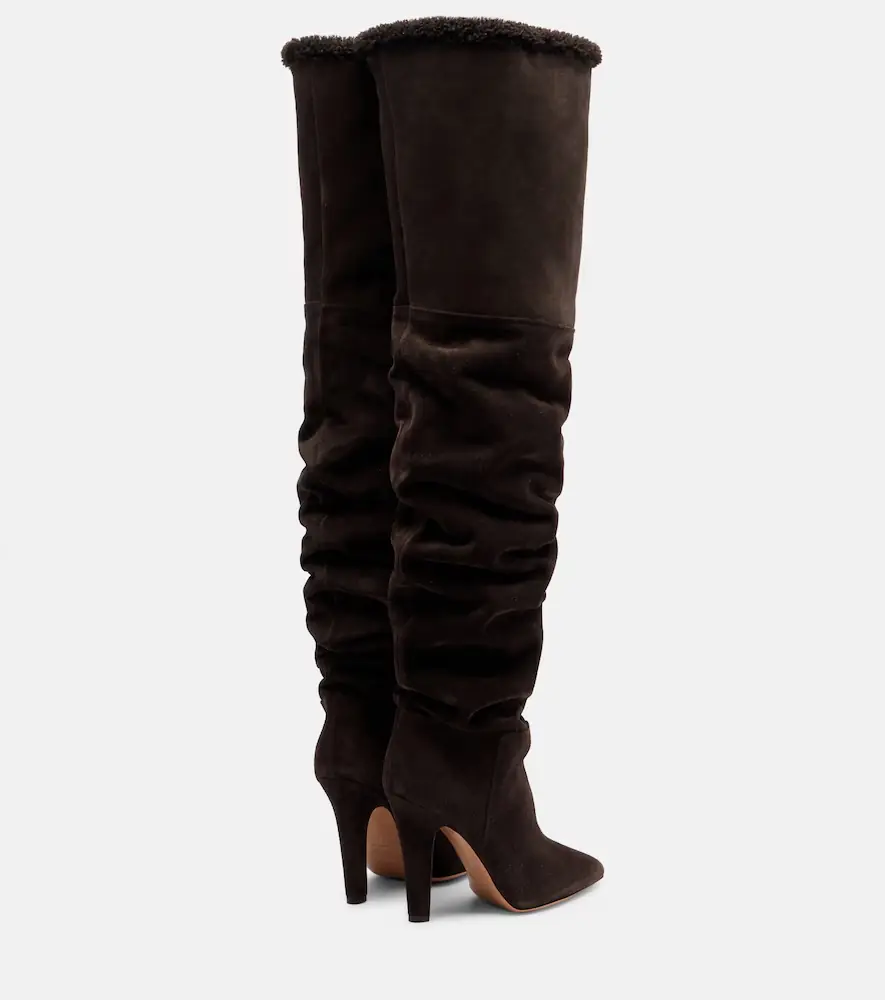 Paris Texas Elsa 100 suede over-the-knee boots | Thumbnail 3