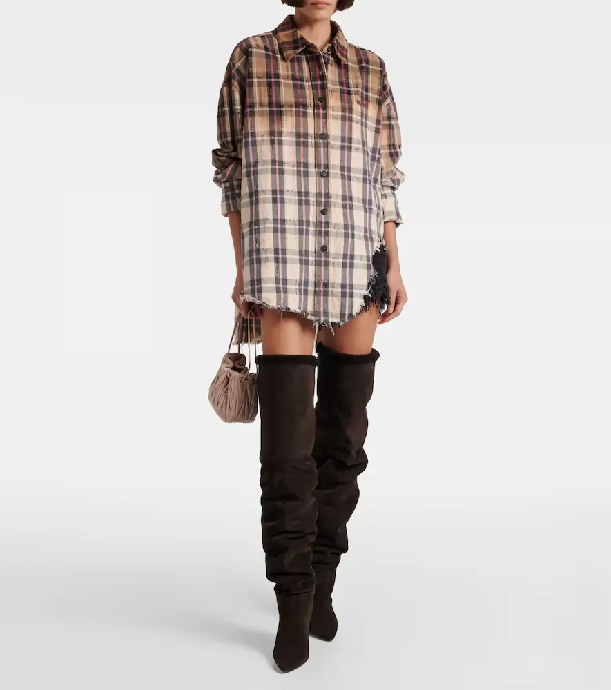 Paris Texas Elsa 100 suede over-the-knee boots | Thumbnail 5