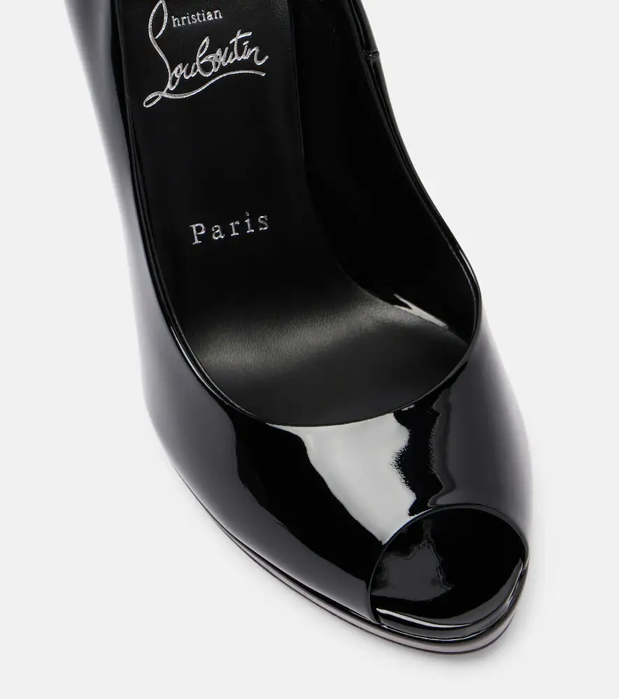 Christian Louboutin Lady Z patent leather peep-toe pumps | Thumbnail 2