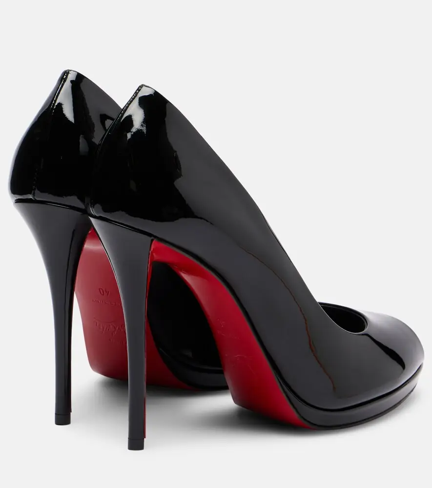 Christian Louboutin Lady Z patent leather peep-toe pumps | Thumbnail 4