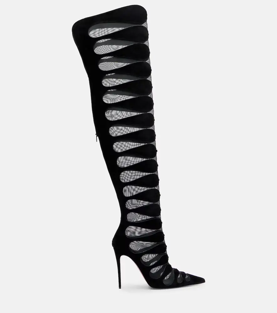 Christian Louboutin Circus Max Botta Alta 100 over-the-knee boots | Thumbnail 4 Christian Louboutin Circus Max Botta Alta 100 over-the-knee boots | Thumbnail 4