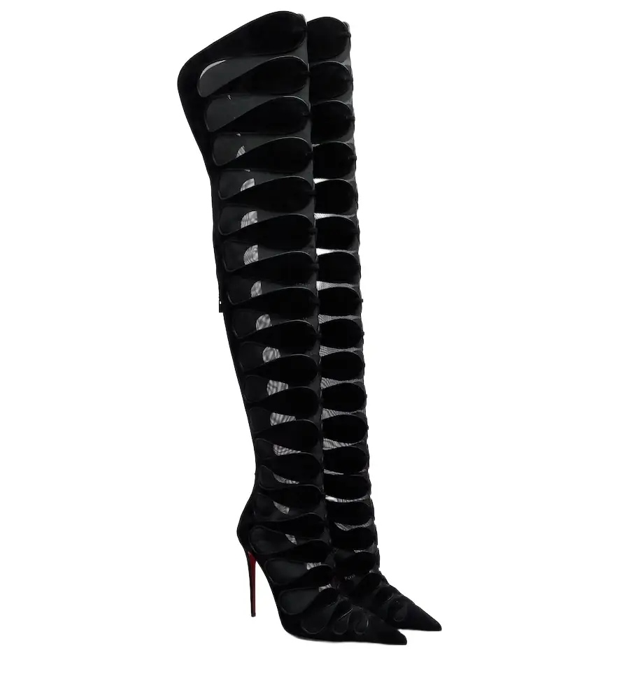 Christian Louboutin Circus Max Botta Alta 100 over-the-knee boots