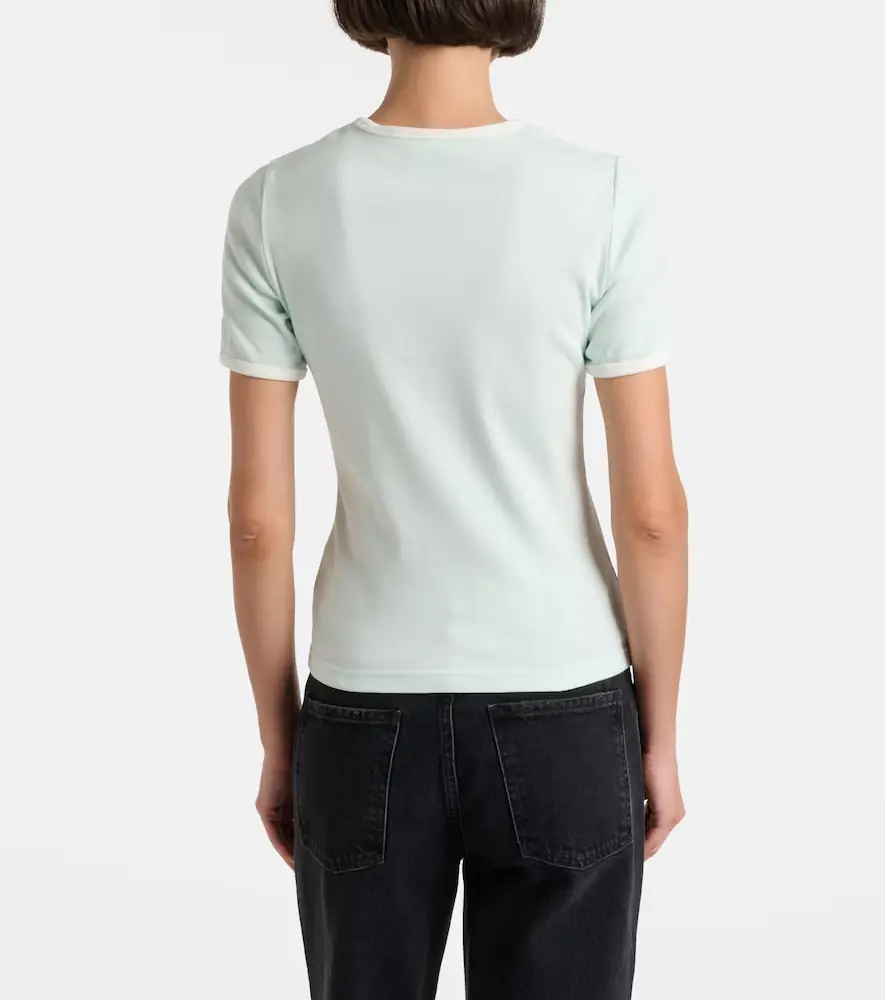 Courrèges Courrèges Signature logo cotton T-shirt | Thumbnail 3 Courrèges Courrèges Signature logo cotton T-shirt | Thumbnail 3