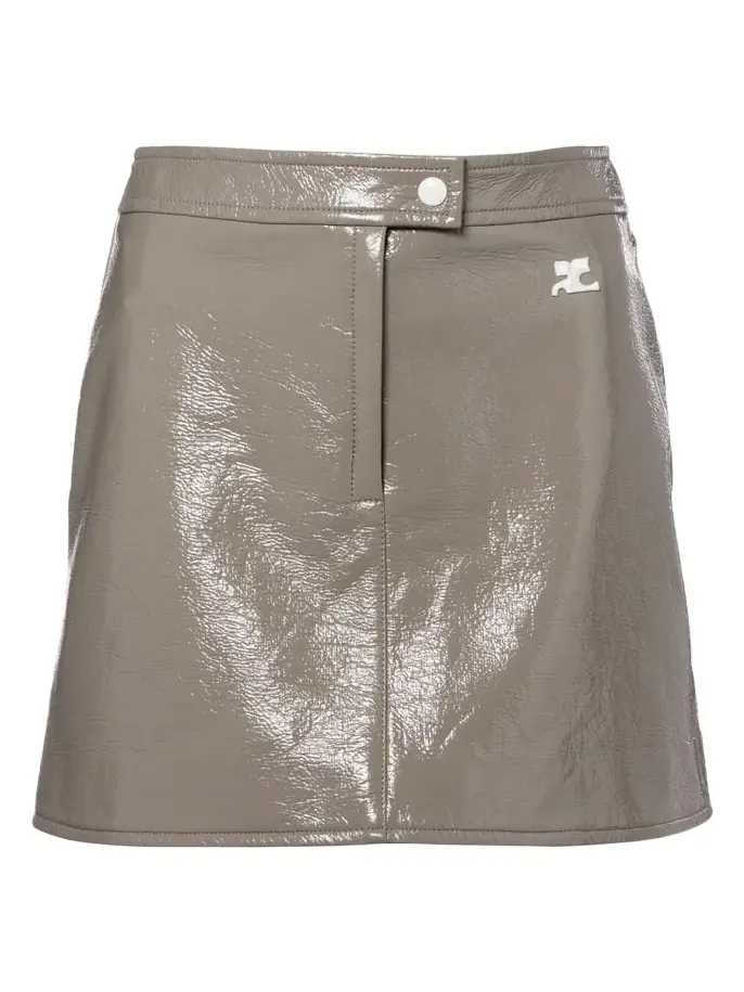 Courrèges Vinyl miniskirt