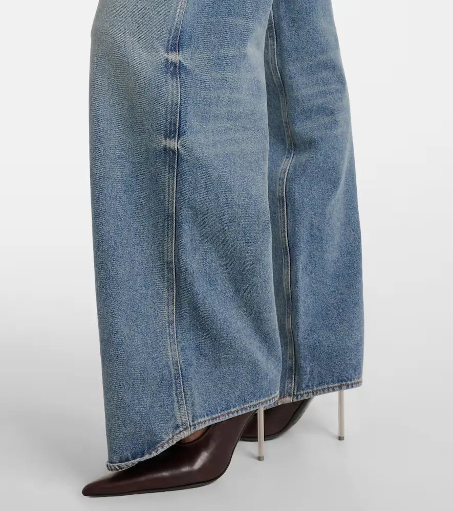 Courrèges Courrèges Logo wide-leg jeans | Thumbnail 7 Courrèges Courrèges Logo wide-leg jeans | Thumbnail 7