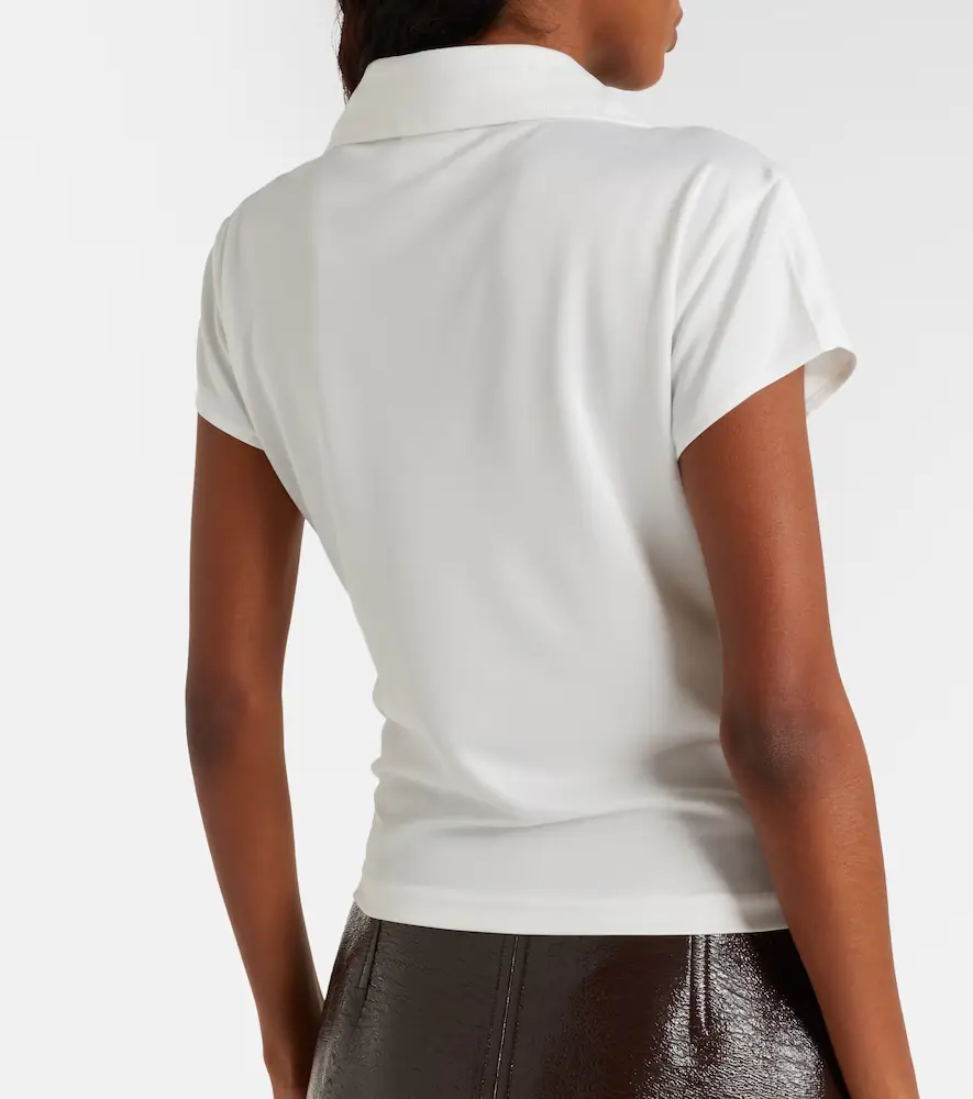 Courrèges Courrèges Logo jersey polo shirt | Thumbnail 2 Courrèges Courrèges Logo jersey polo shirt | Thumbnail 2