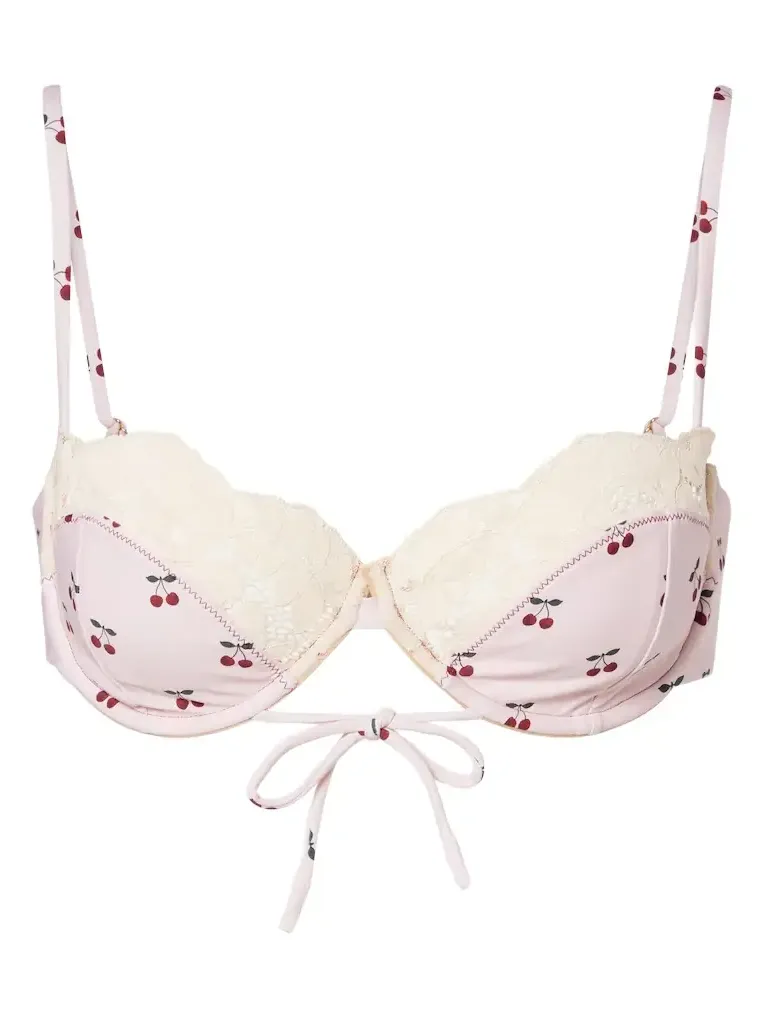 Lena printed bikini top Lena printed bikini top