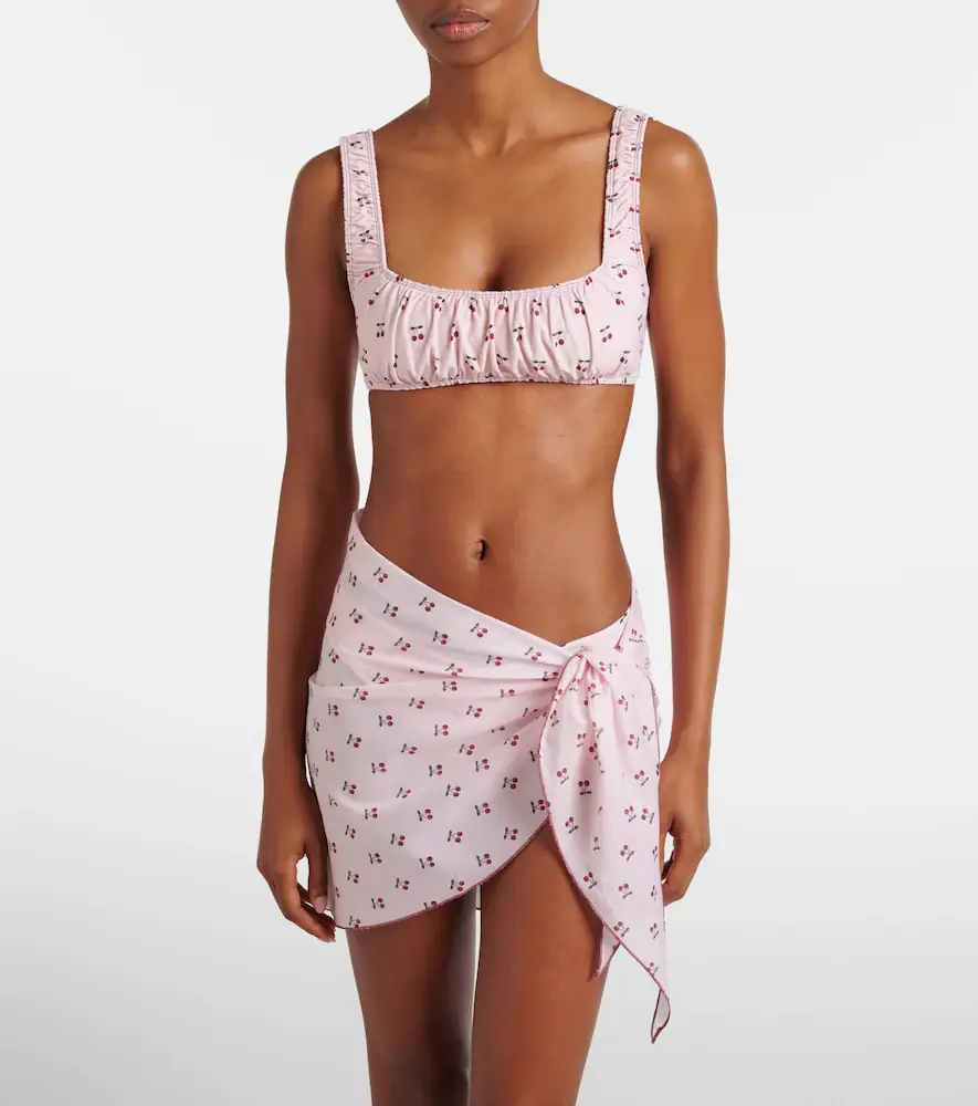 Montce Cherries cotton beach cover-up | Thumbnail 2