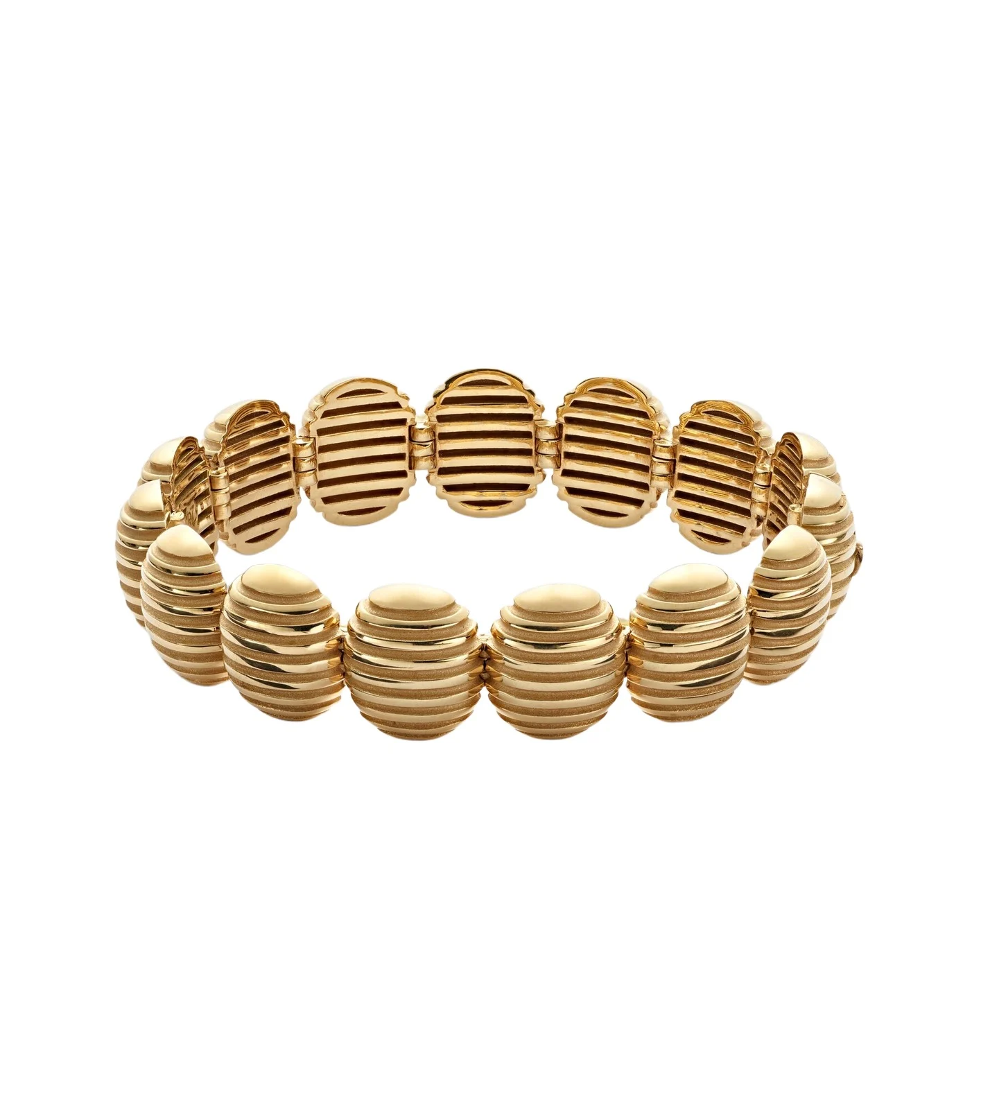 Isla Oval 18kt gold bracelet