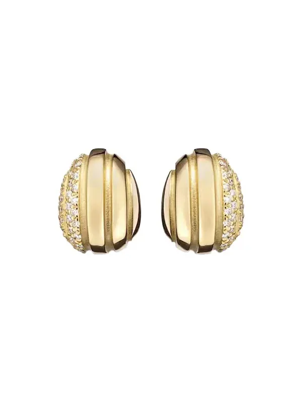 Eos 18kt gold earrings with diamonds