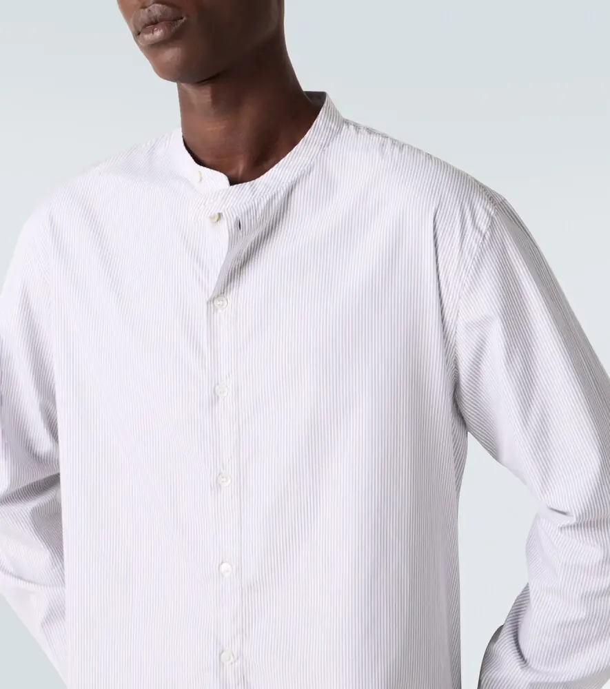 Studio Nicholson x Aaron Levine Nick striped cotton shirt | Thumbnail 4