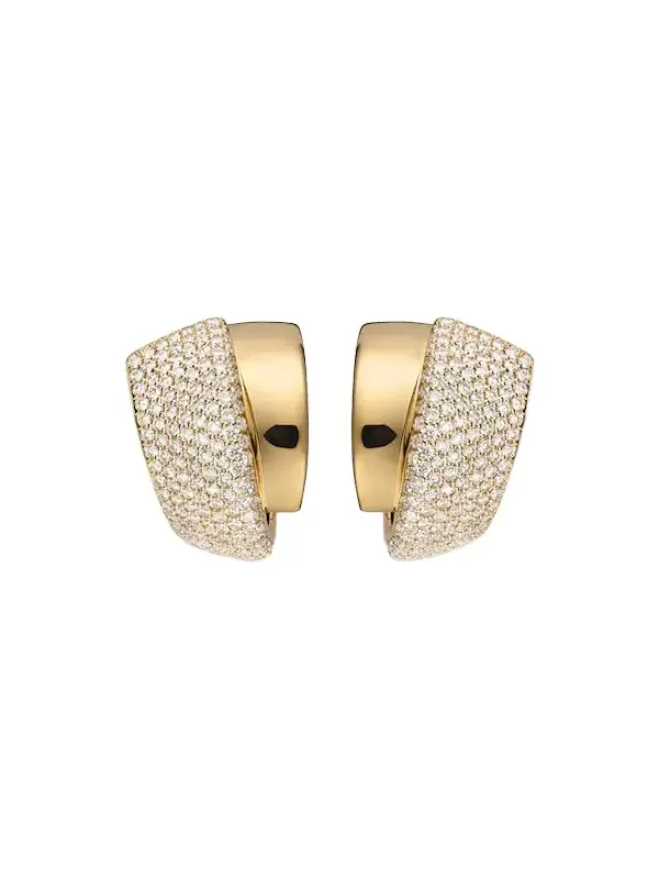Divino 18kt gold earrings with diamonds