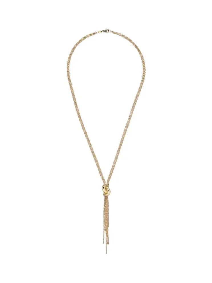 Legacy Knot Big 18kt gold necklace