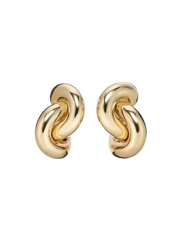 Legacy Knot Big 18kt gold earrings
