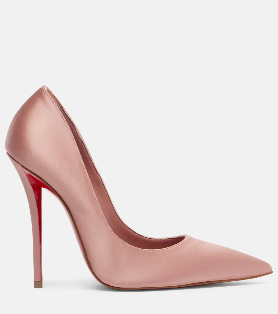 Christian Louboutin Miss Z 120 crêpe satin pumps | Thumbnail 2