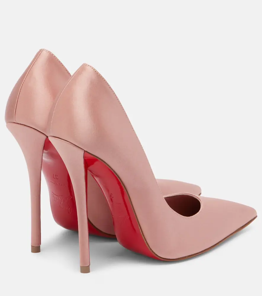 Christian Louboutin Miss Z 120 crêpe satin pumps | Thumbnail 3