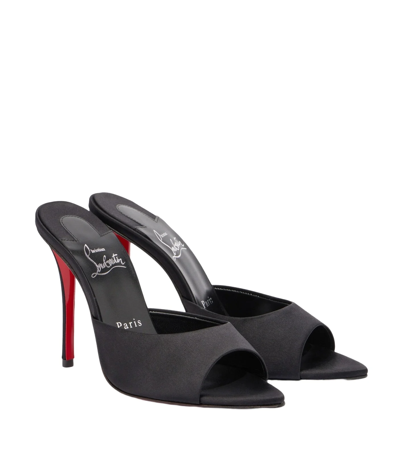 Miss Z 100 crêpe satin mules Miss Z 100 crêpe satin mules