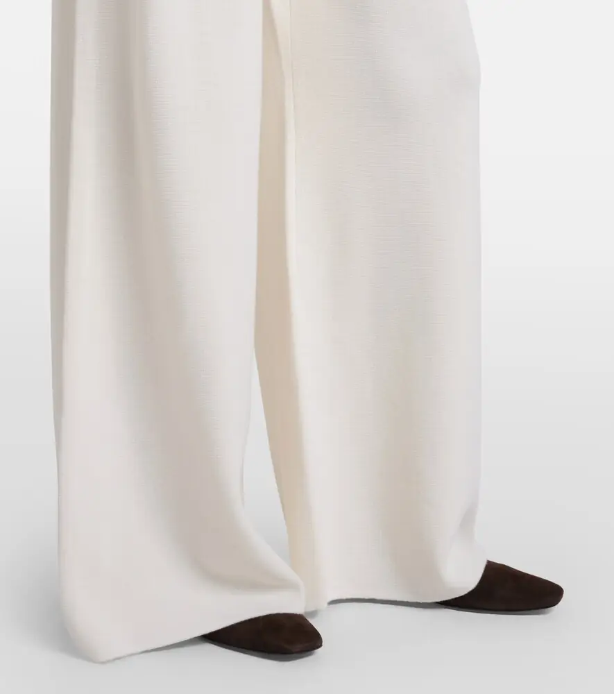 Max Mara Bora virgin wool wide-leg pants | Thumbnail 4 Max Mara Bora virgin wool wide-leg pants | Thumbnail 4