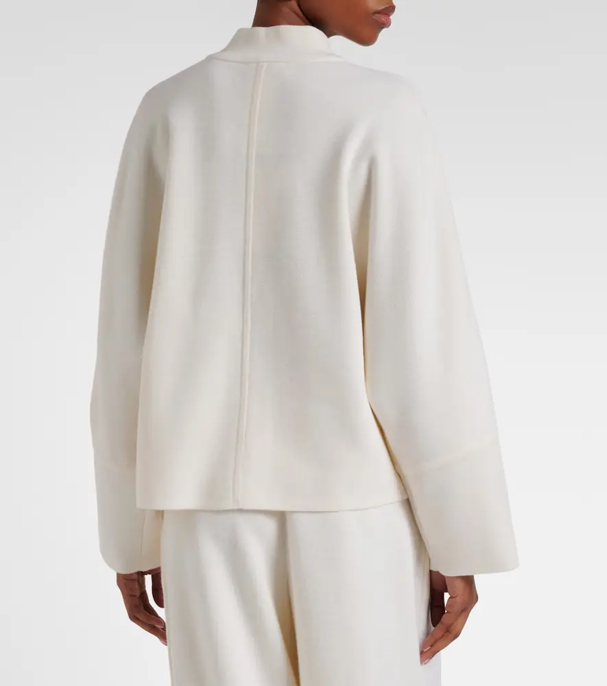 Max Mara Wool zip-up cardigan | Thumbnail 4 Max Mara Wool zip-up cardigan | Thumbnail 4