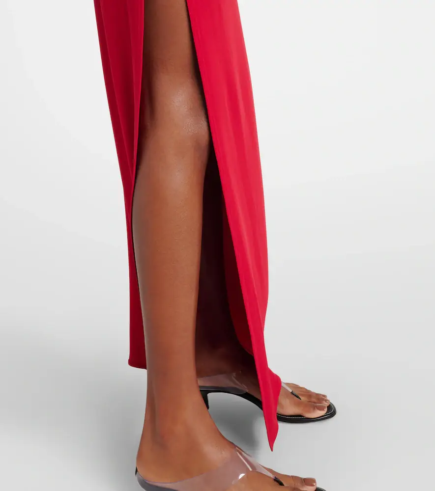 Magda Butrym Floral-appliqué draped gown | Thumbnail 6