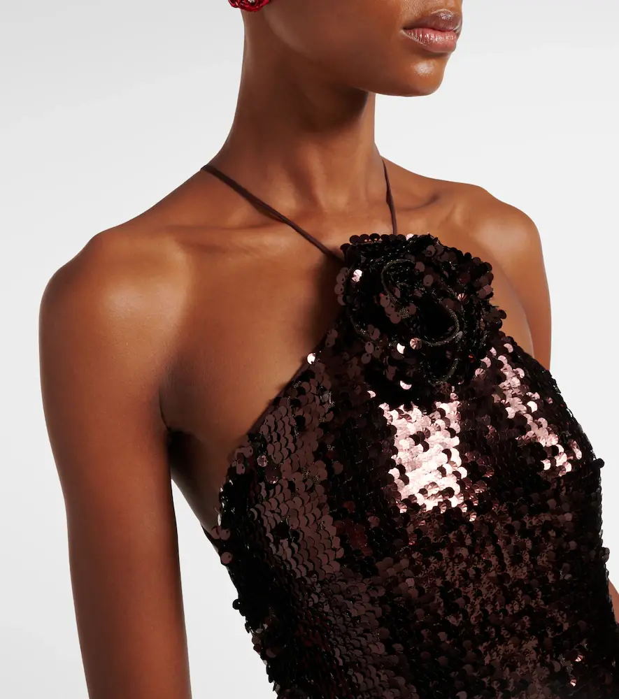 Magda Butrym Floral-appliqué sequined gown | Thumbnail 5 Magda Butrym Floral-appliqué sequined gown | Thumbnail 5