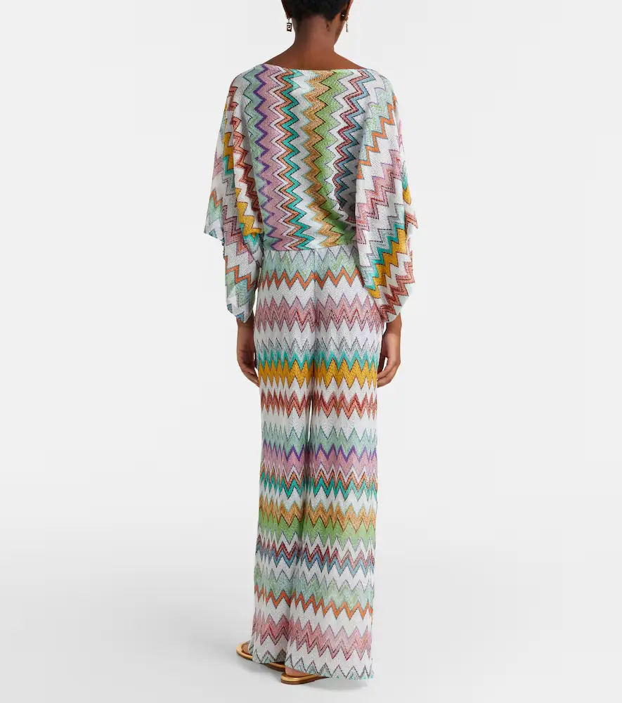 Missoni Zigzag lamé wide-leg pants | Thumbnail 3 Missoni Zigzag lamé wide-leg pants | Thumbnail 3