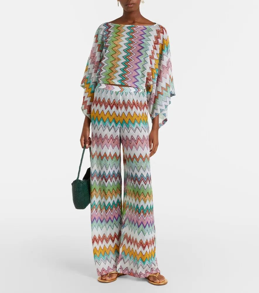 Missoni Zigzag lamé wide-leg pants | Thumbnail 5 Missoni Zigzag lamé wide-leg pants | Thumbnail 5